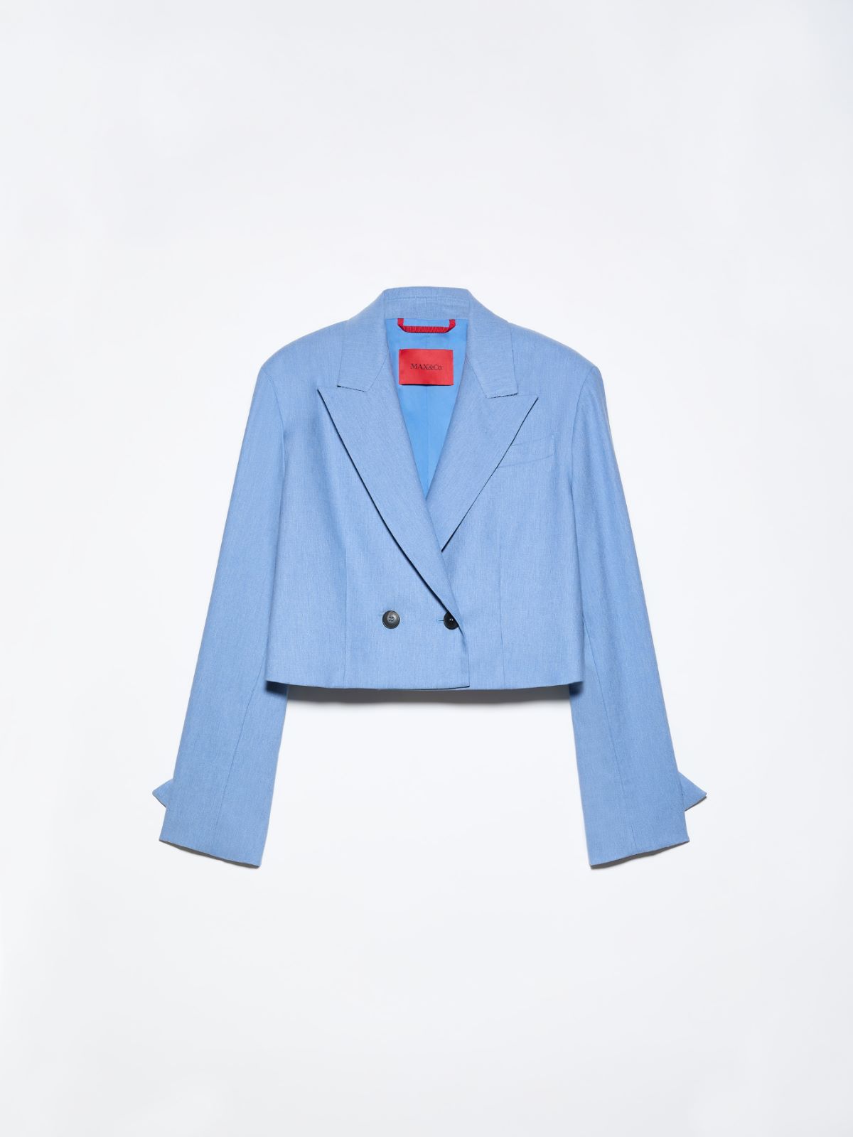 Cropped blazer in gabardine - AVIO - MAX&Co.