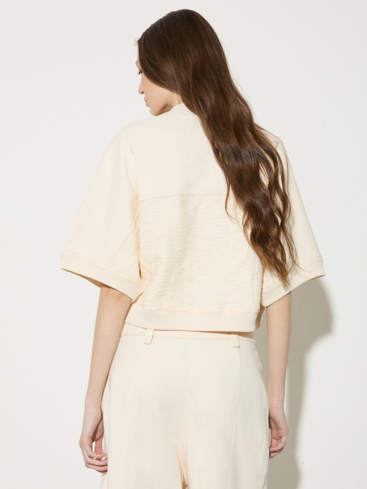 Fleece and basketweave jacket - MAX&Co. - 2