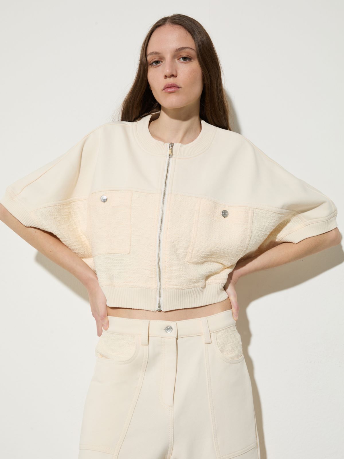Chaqueta de felpa y estera - LECHE - MAX&Co.