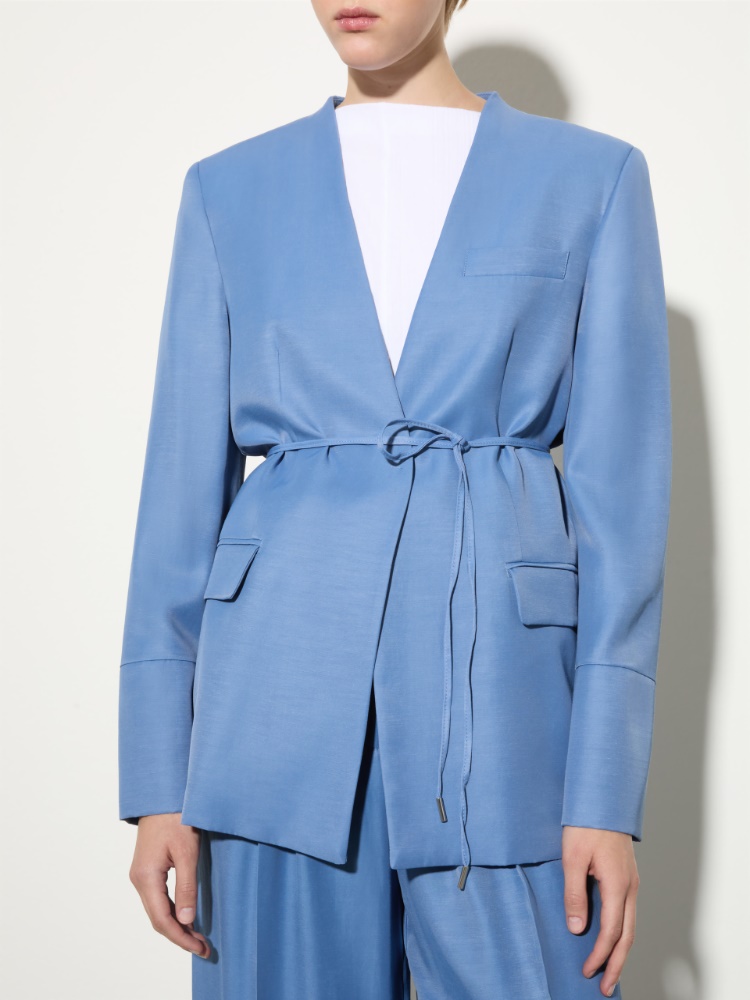 Blazer monopetto con cintura - MAX&Co. - 4