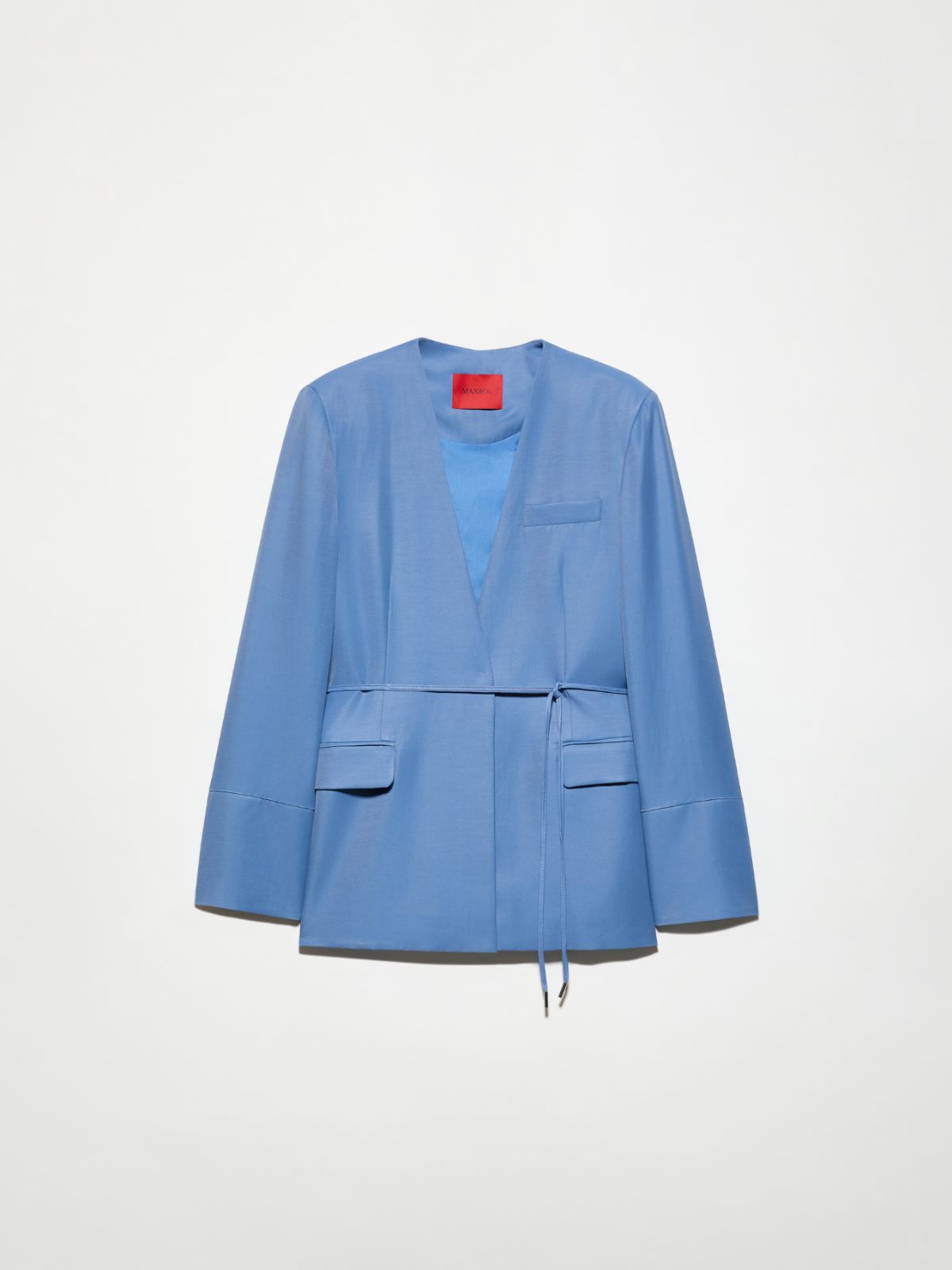 Blazer monopetto con cintura - AVIO - MAX&Co.