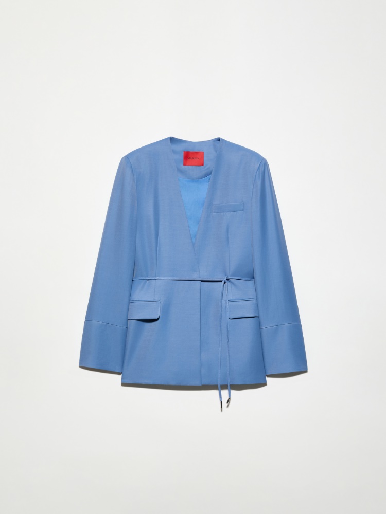 Blazer monopetto con cintura - AVIO - MAX&Co.