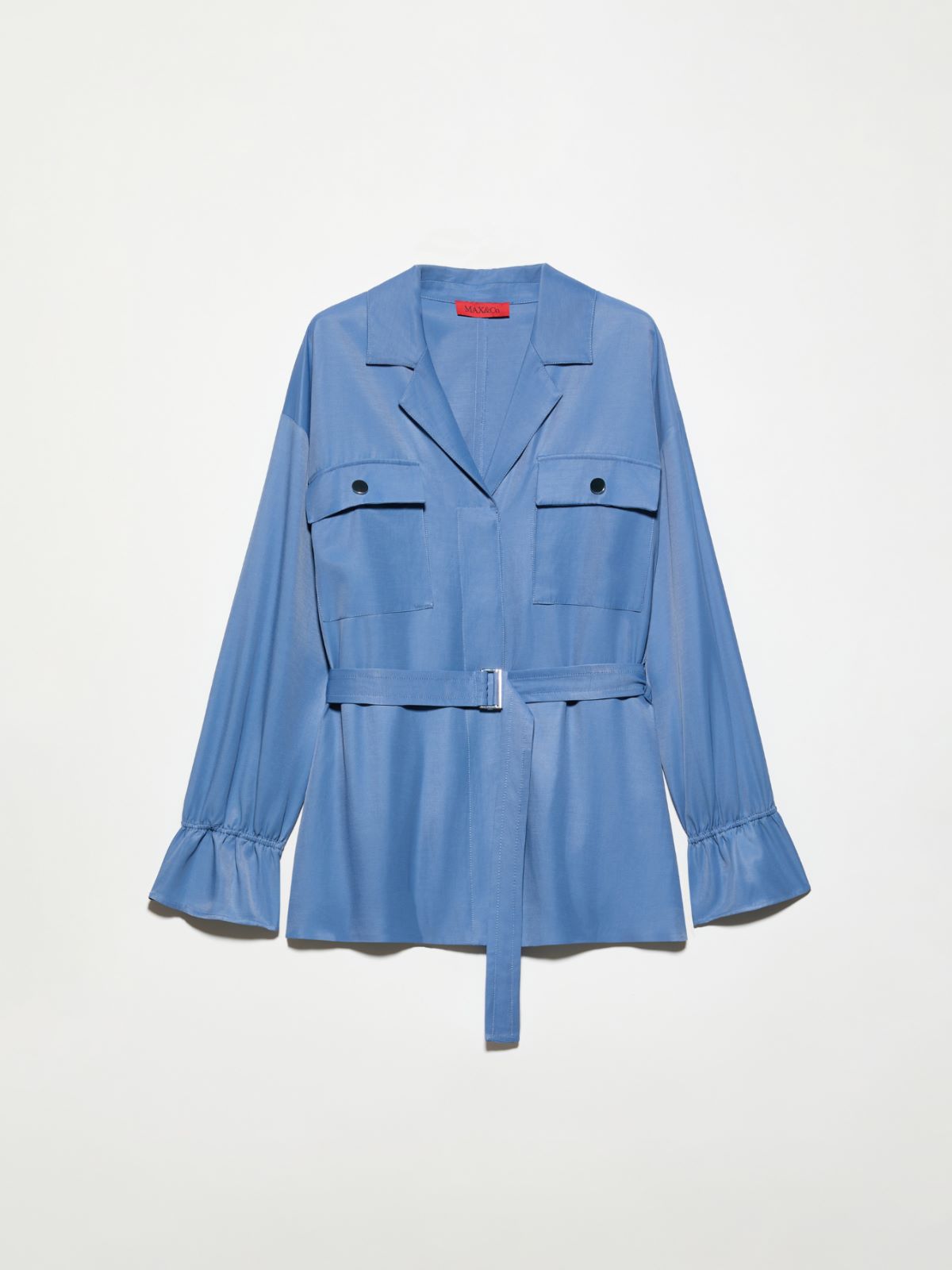 Surchemise avec ceinture - GRIS BLEU - MAX&Co.