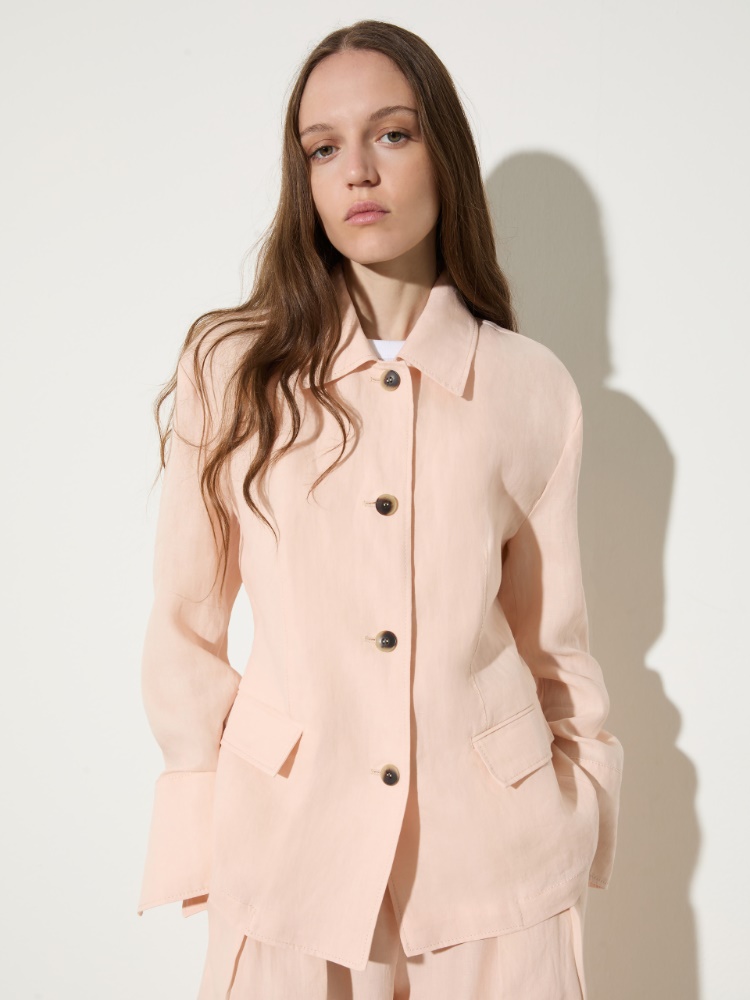 Slim pure linen blazer - MAX&Co.