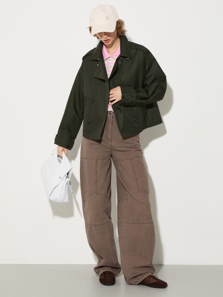 Cropped gabardine trench coat - MAX&Co. - 4