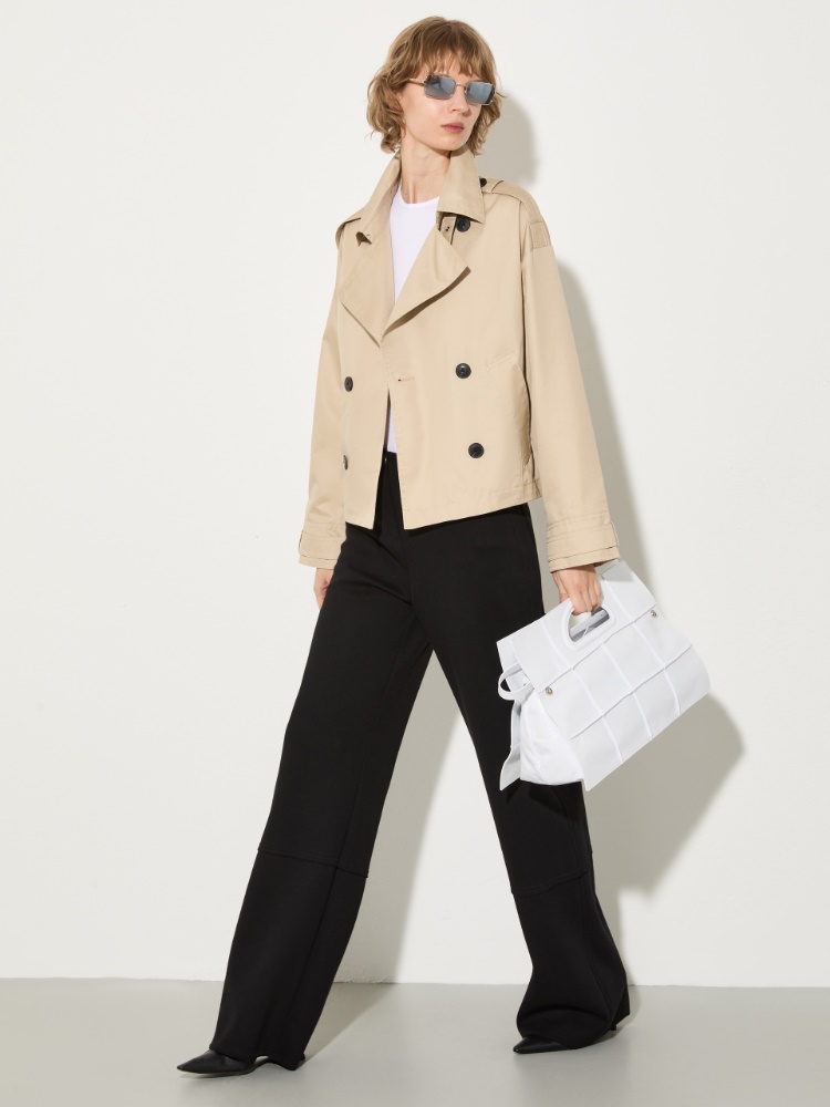 Cropped trench in gabardine - MAX&Co. - 4