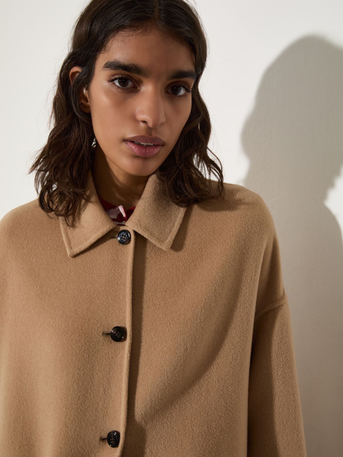 Wool shirt jacket - CAMEL - MAX&Co. - 3