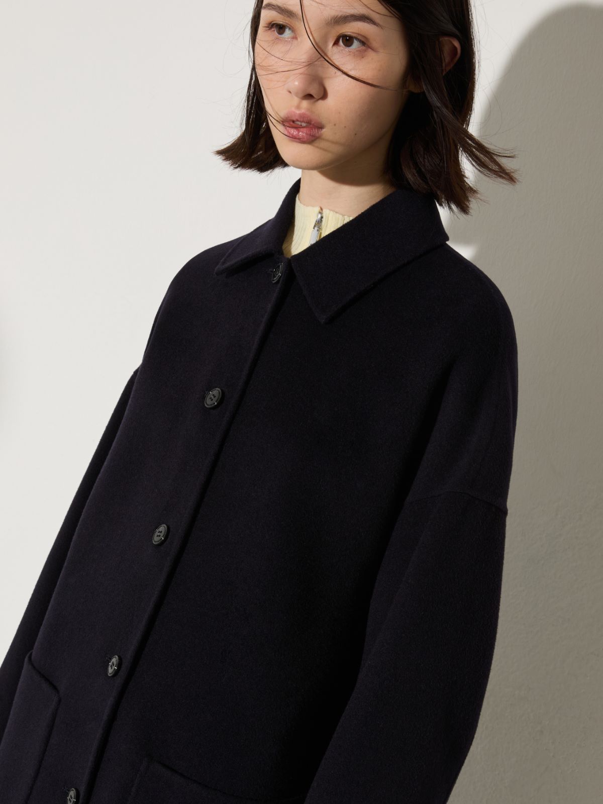 Wool shirt jacket - NAVY - MAX&Co. - 3