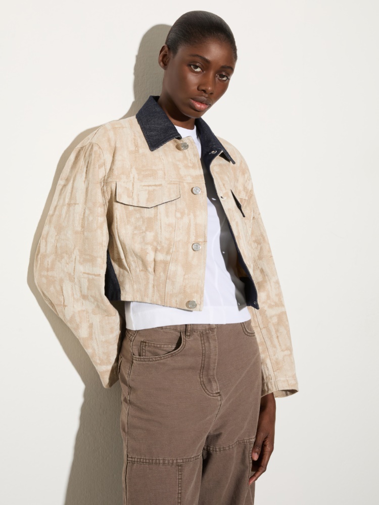 Jacquard fabric jacket - MAX&Co.