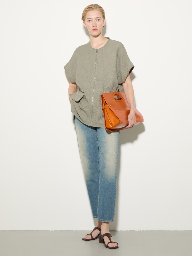 Matelassé fabric jacket - MAX&Co. - 5