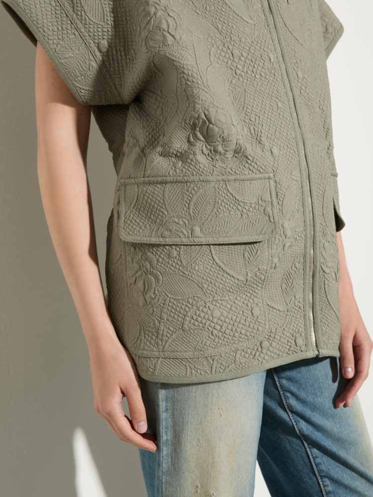 Matelassé fabric jacket - MAX&Co. - 4