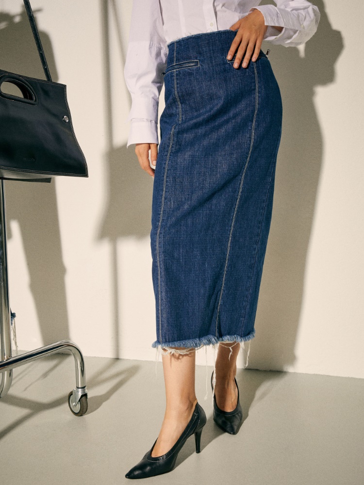 Denim skirt Sami Miró &Co.llaboration - MAX&Co.