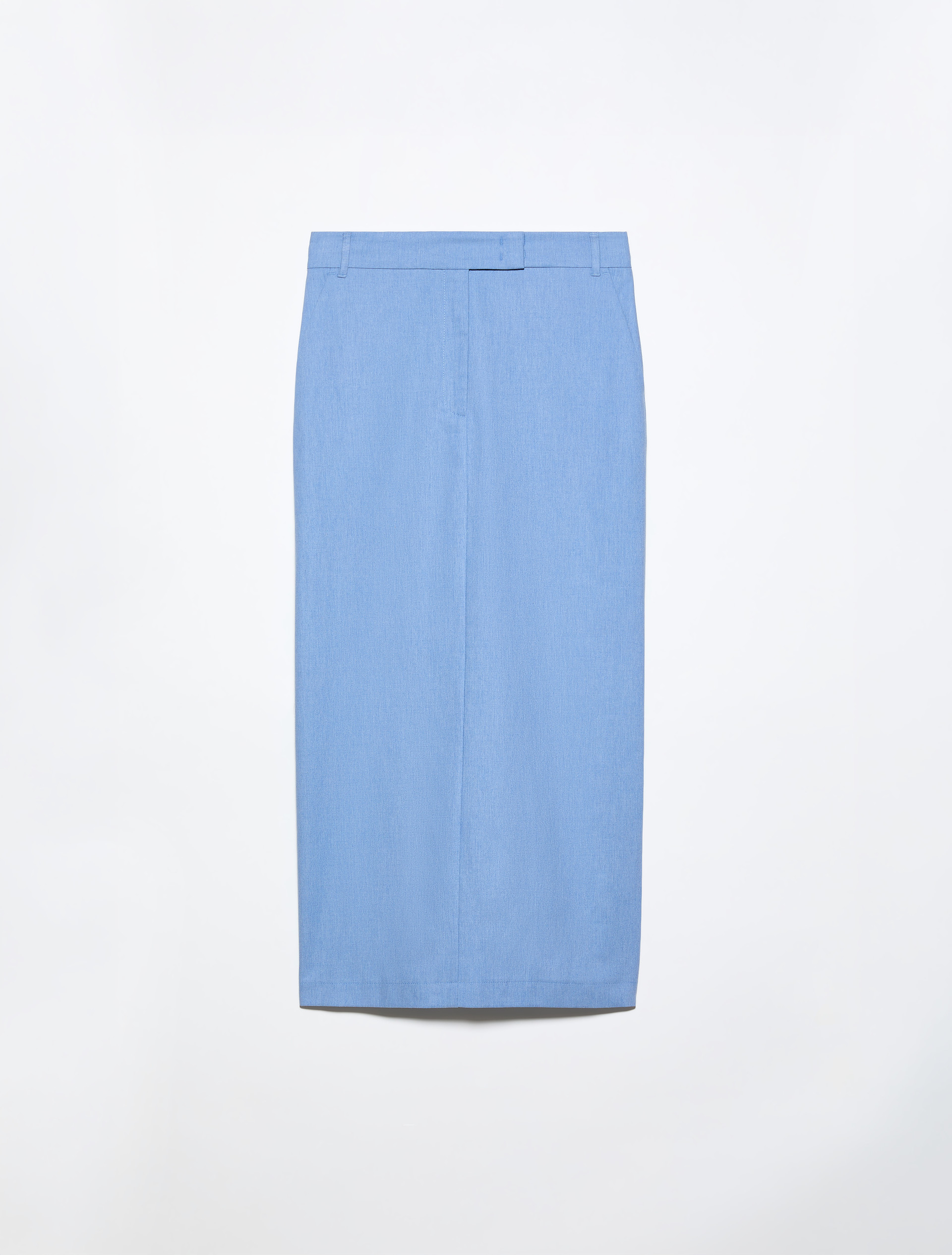 Gabardine column skirt, avio | MAX&Co. Gabardine column skirt - AVIO - MAX&Co. - 5