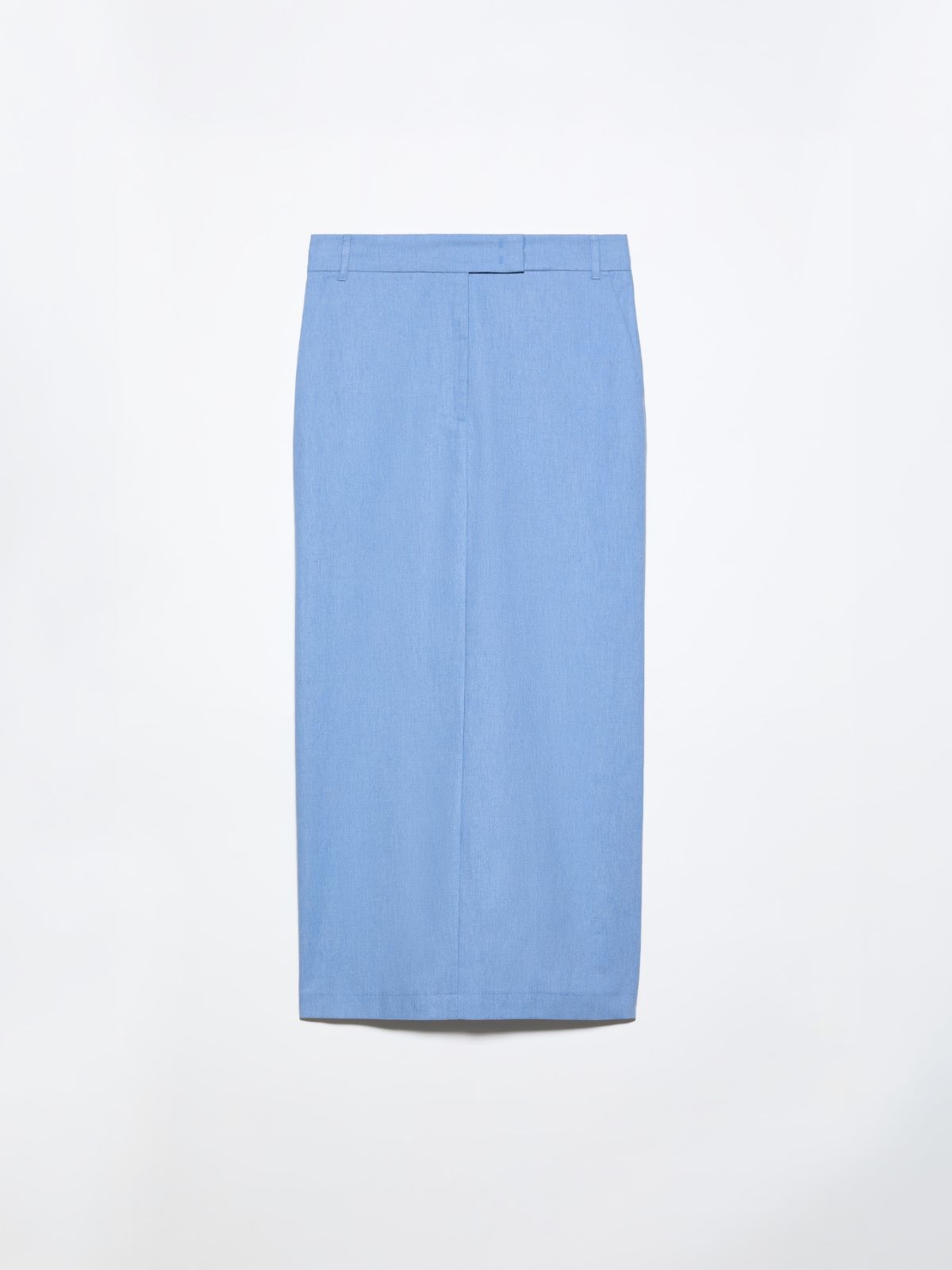 Gabardine column skirt, avio | MAX&Co. Gabardine column skirt - AVIO - MAX&Co. - 5