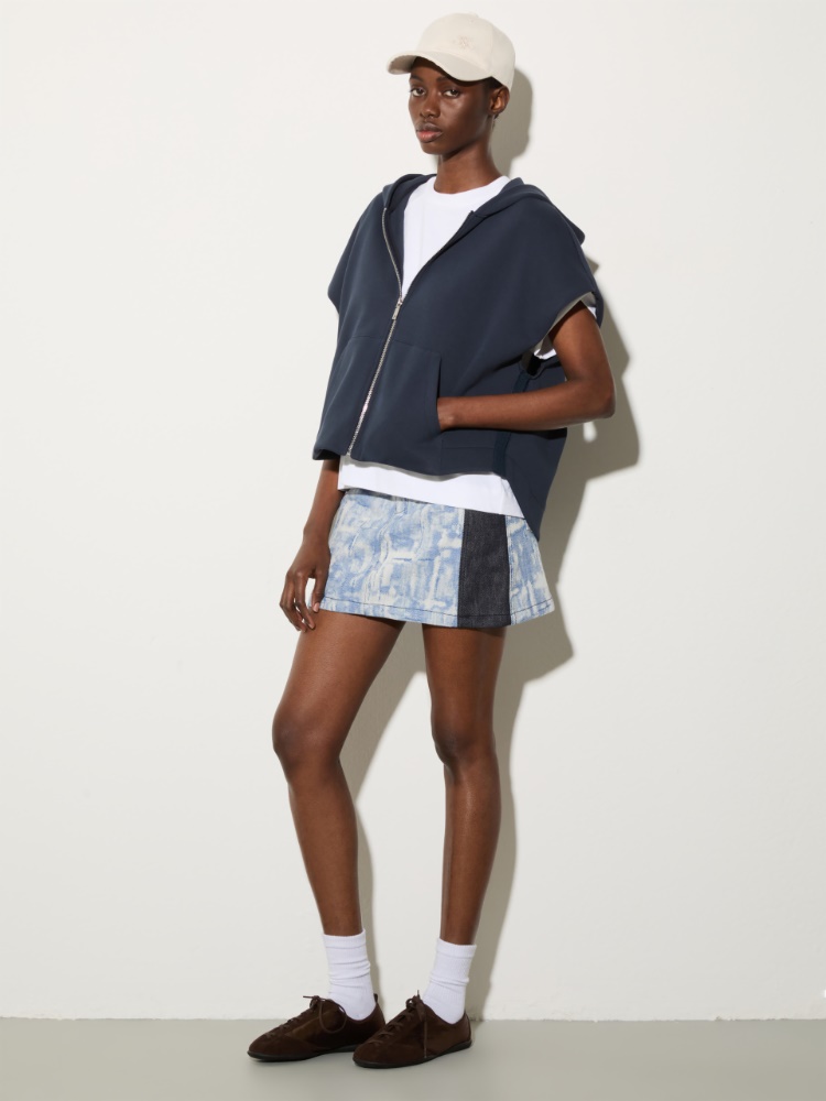 Jacquard fabric mini skirt - MAX&Co. - 4