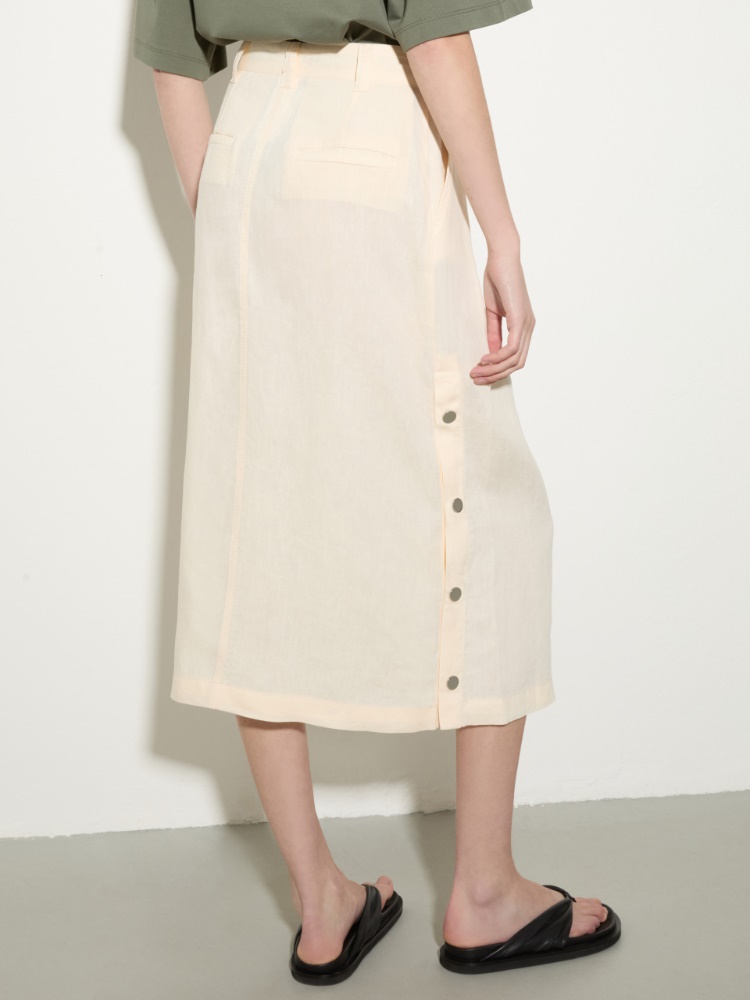 Pure linen midi skirt - MAX&Co. - 2
