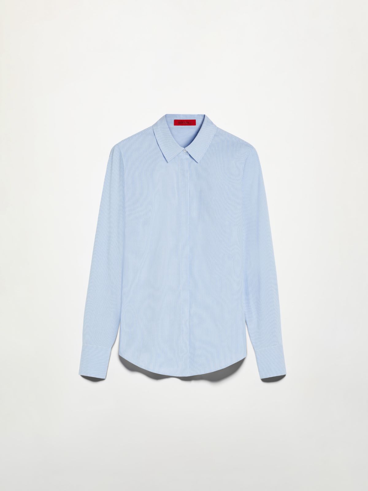 Slim poplin shirt - LIGHT BLUE - MAX&Co. - 5