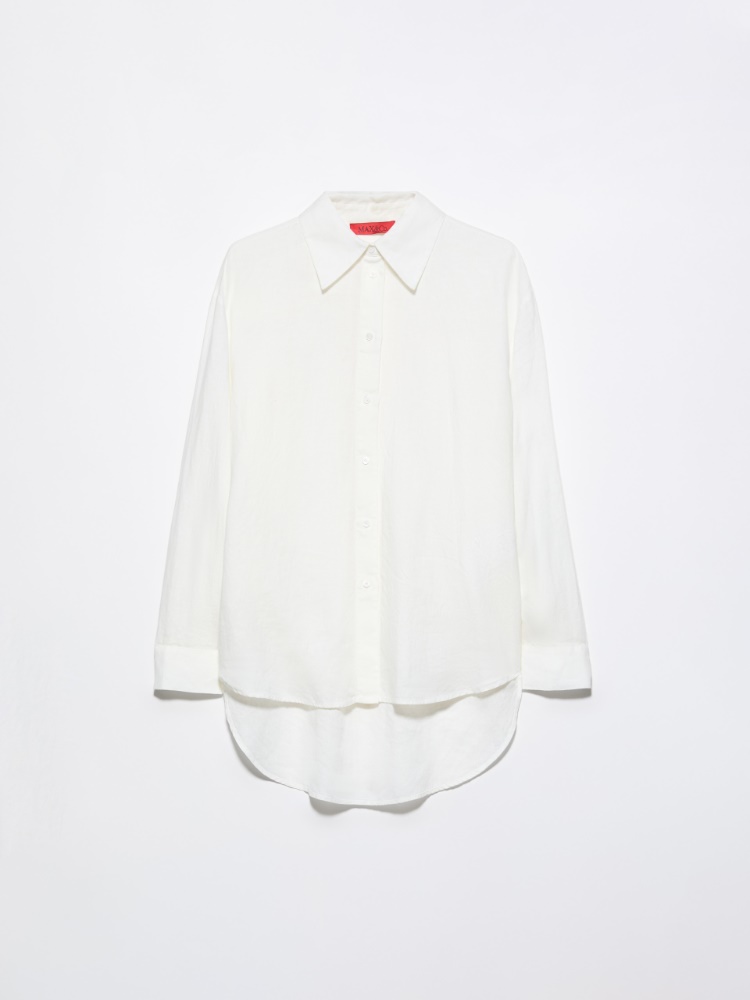 Relaxed-fit linen shirt - MAX&Co. - 5