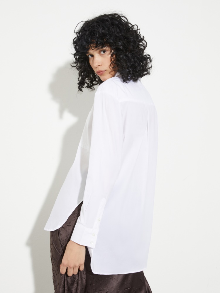 Loose-fitting poplin shirt - MAX&Co. - 2