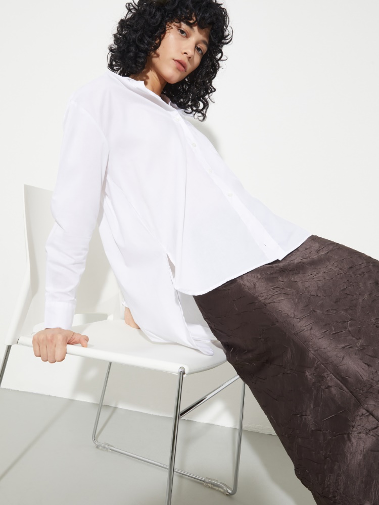 Loose-fitting poplin shirt - MAX&Co. - 3