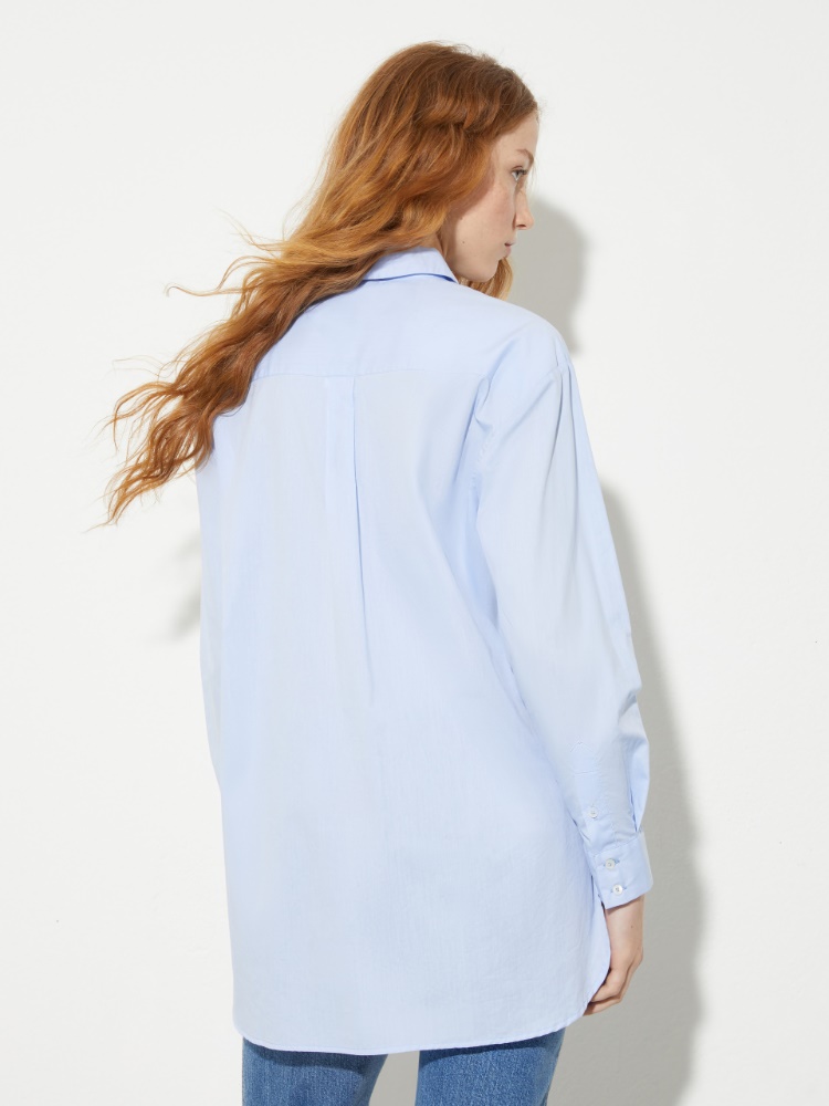 Loose-fitting poplin shirt - MAX&Co. - 2