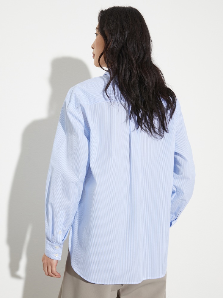 Loose-fitting poplin shirt - MAX&Co. - 2