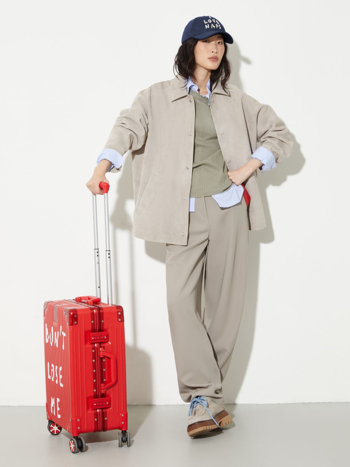 Loose-fitting poplin shirt - SKY-BLUE - MAX&Co. - 4