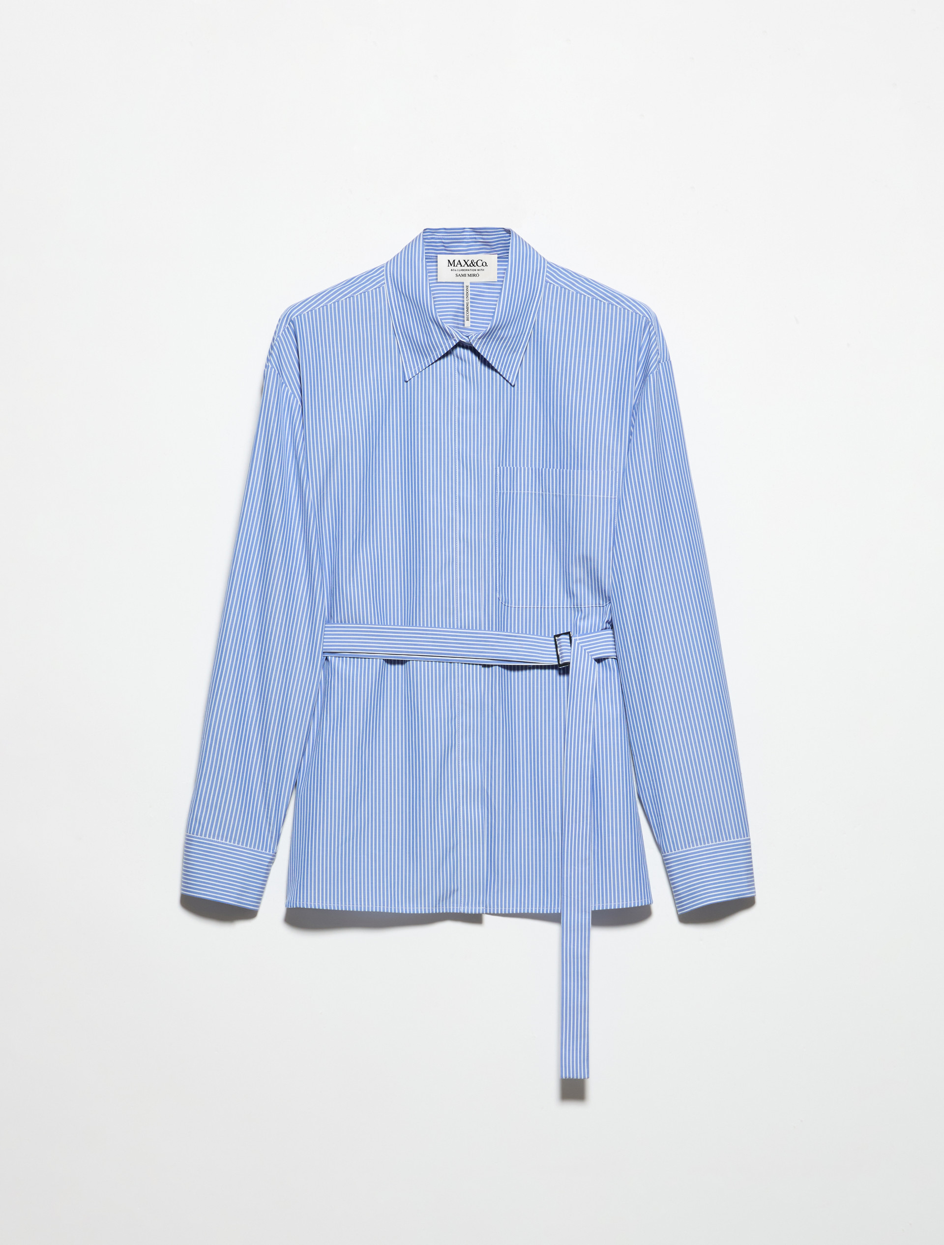 Poplin shirt Sami Miró &Co.llaboration - AVIO - MAX&Co. - 5