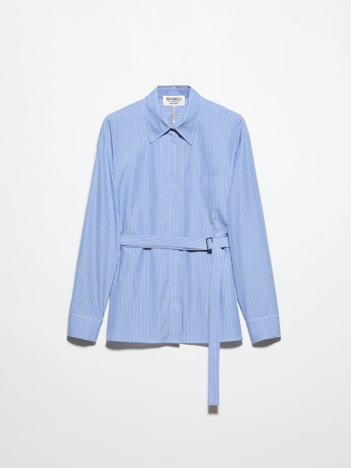 Poplin shirt Sami Miró &Co.llaboration - AVIO - MAX&Co. - 5