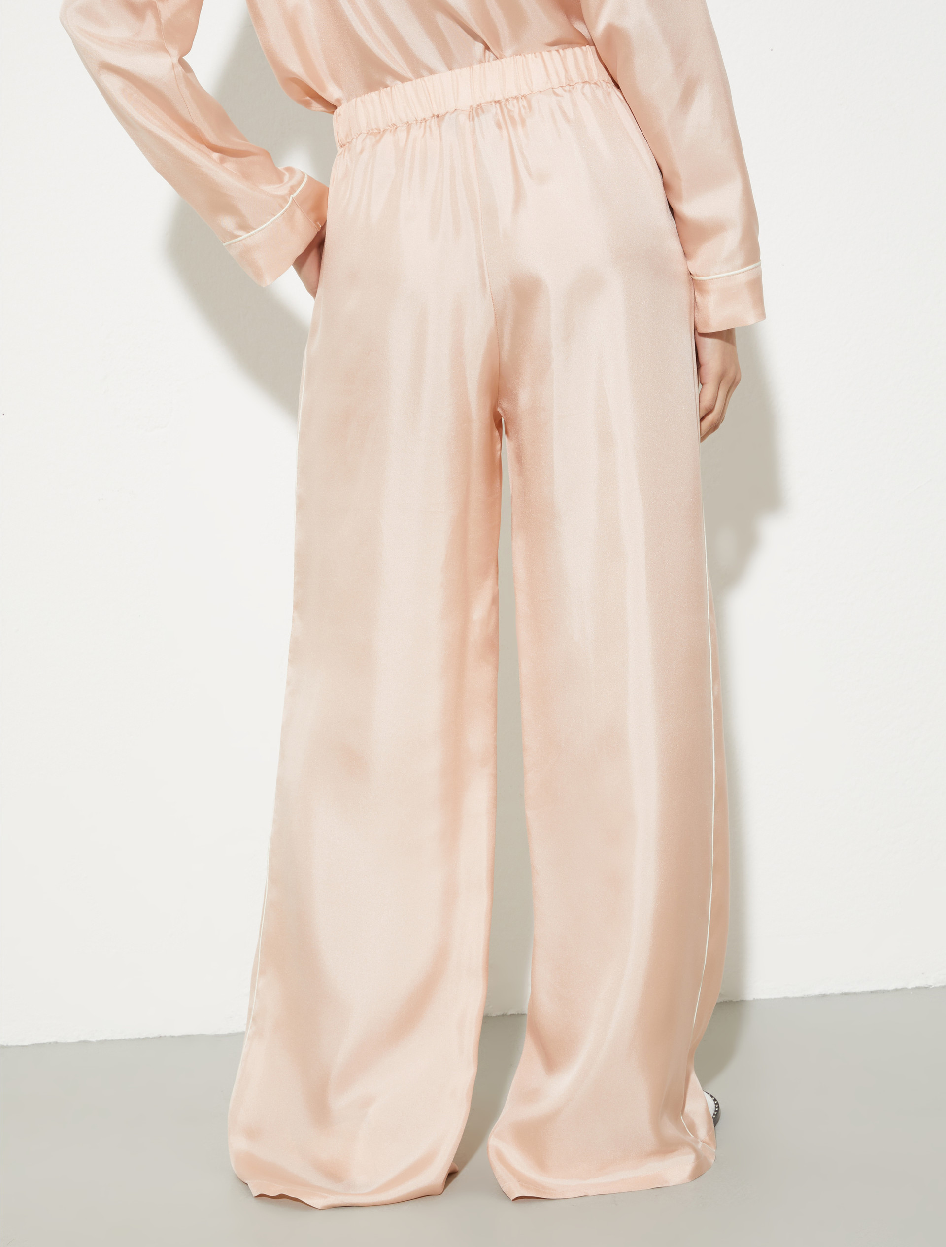 P. Terzini &Co.llaboration silk trousers - PINK - MAX&Co. - 2