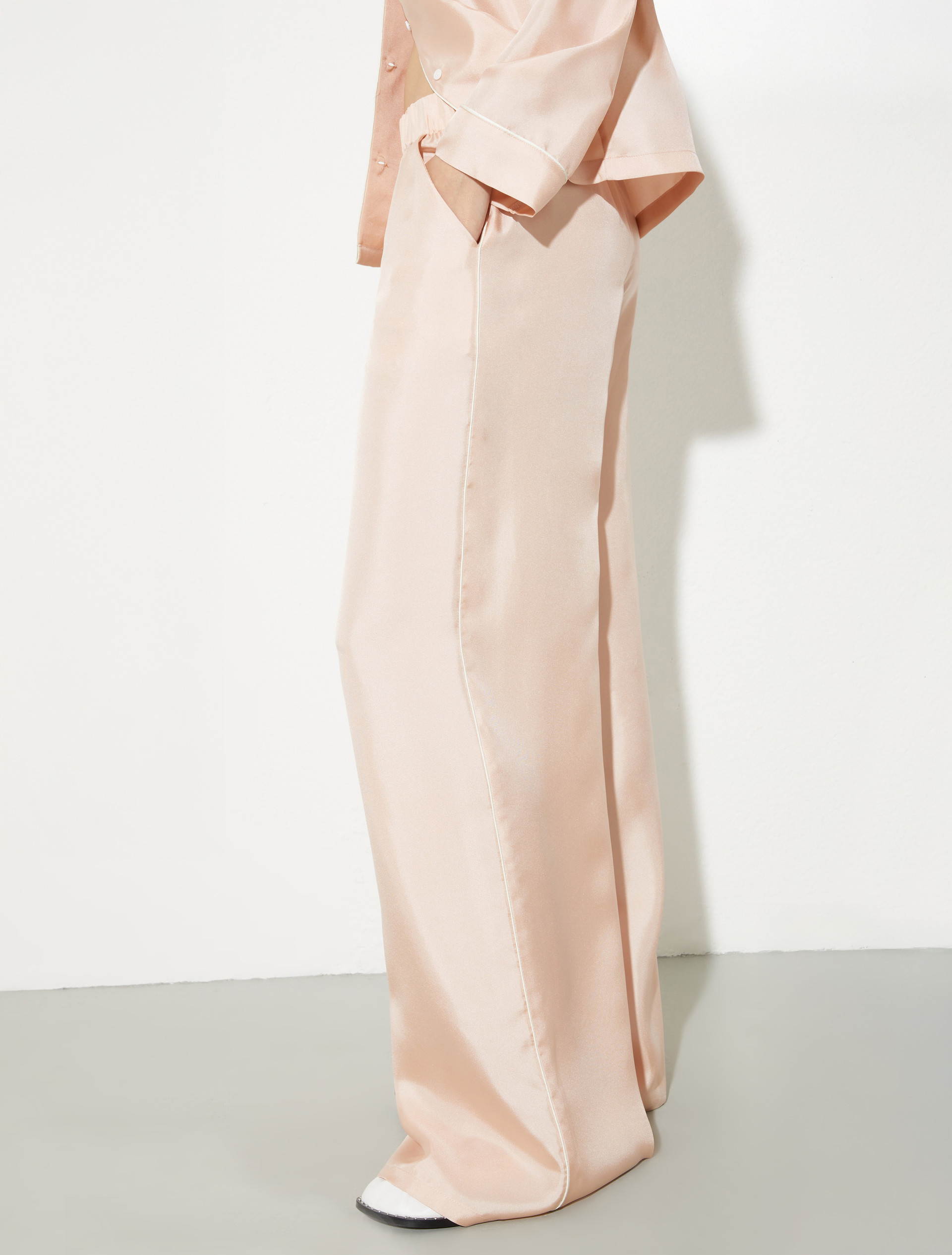 P. Terzini &Co.llaboration silk trousers - PINK - MAX&Co. - 3