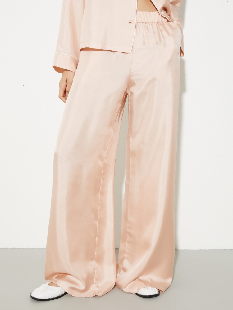 P. Terzini &Co.llaboration silk trousers - MAX&Co.