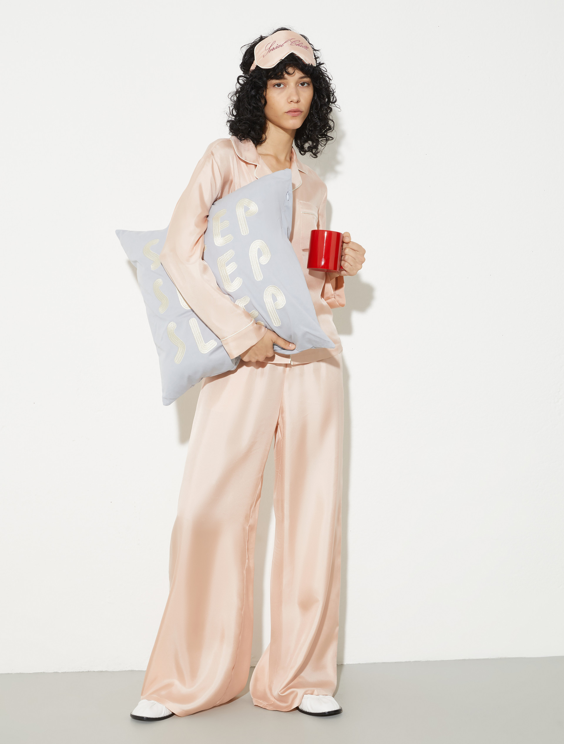 P. Terzini &Co.llaboration silk trousers - PINK - MAX&Co. - 4