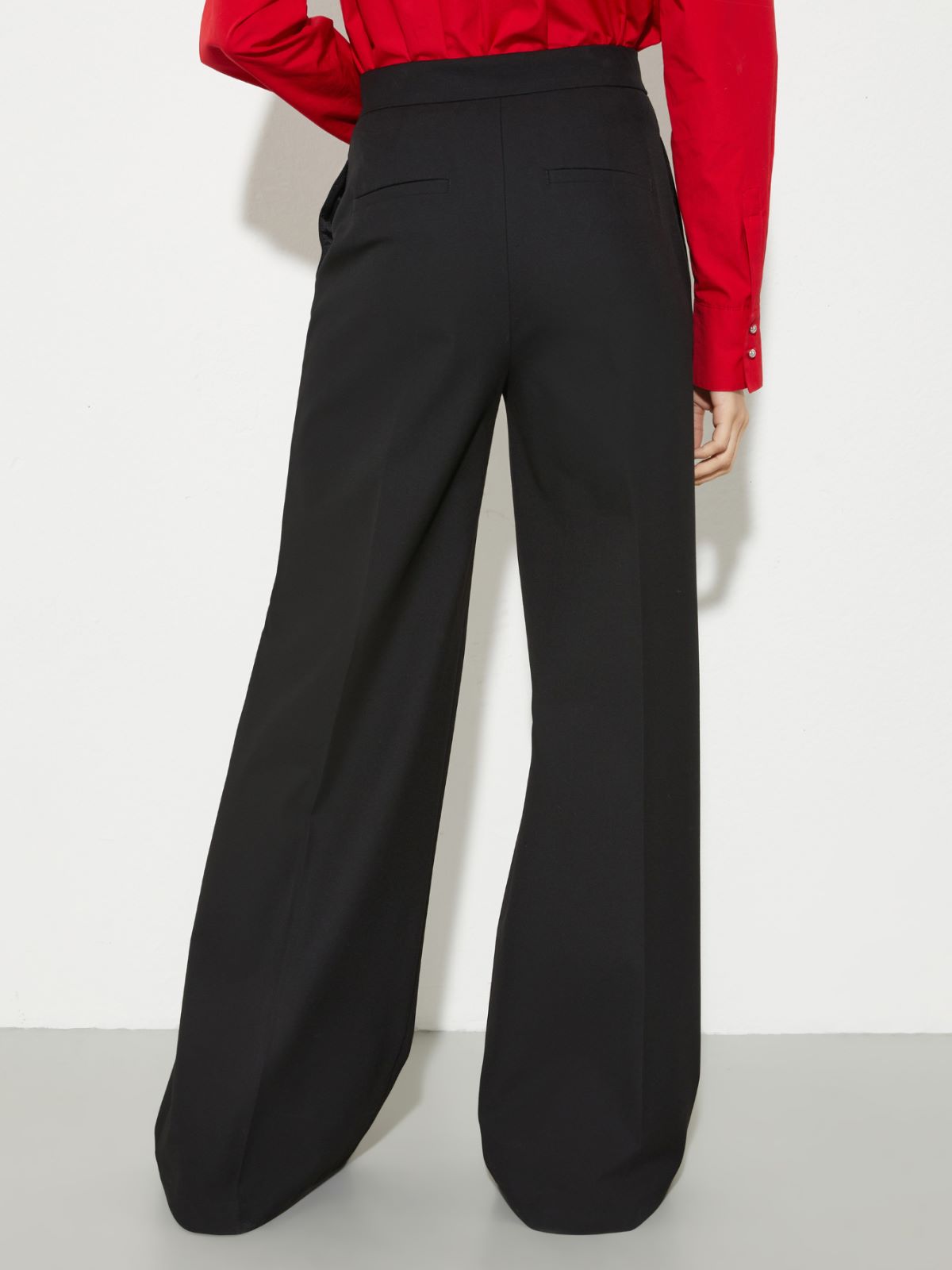 Wide tailored trousers - BLACK - MAX&Co. - 2