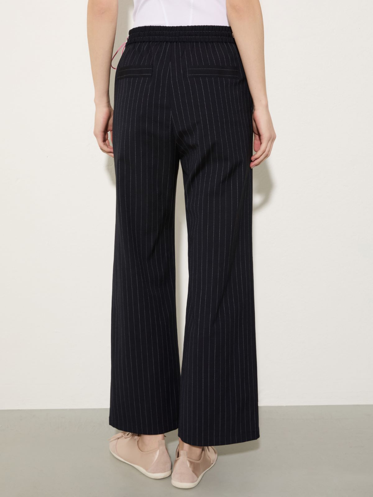 Wool-blend trousers - NAVY - MAX&Co. - 2