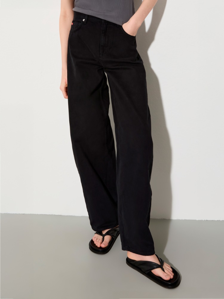 Barrel leg drill trousers - MAX&Co.