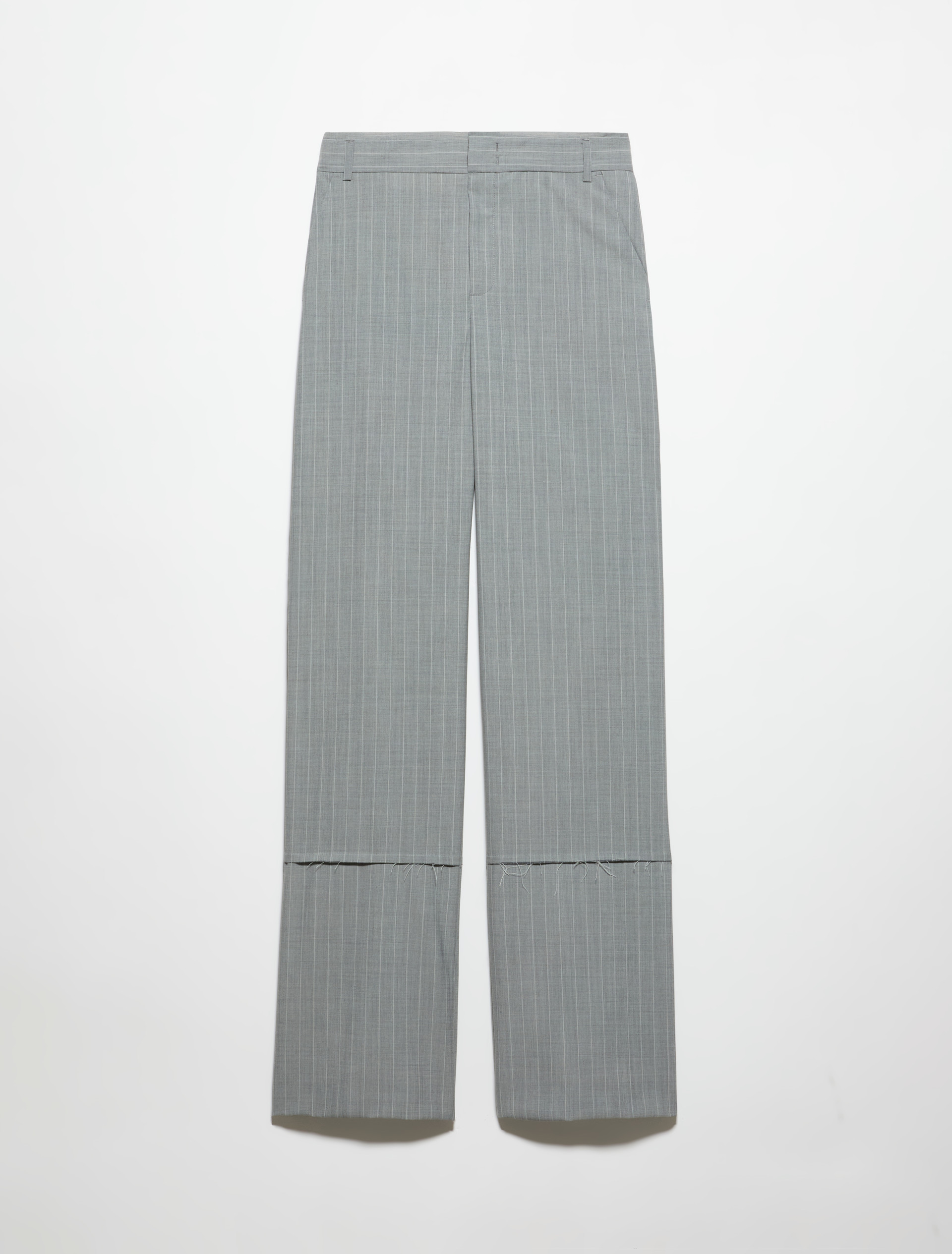 Pinstriped trousers Sami Miró &Co.llaboration - GREY - MAX&Co. - 5