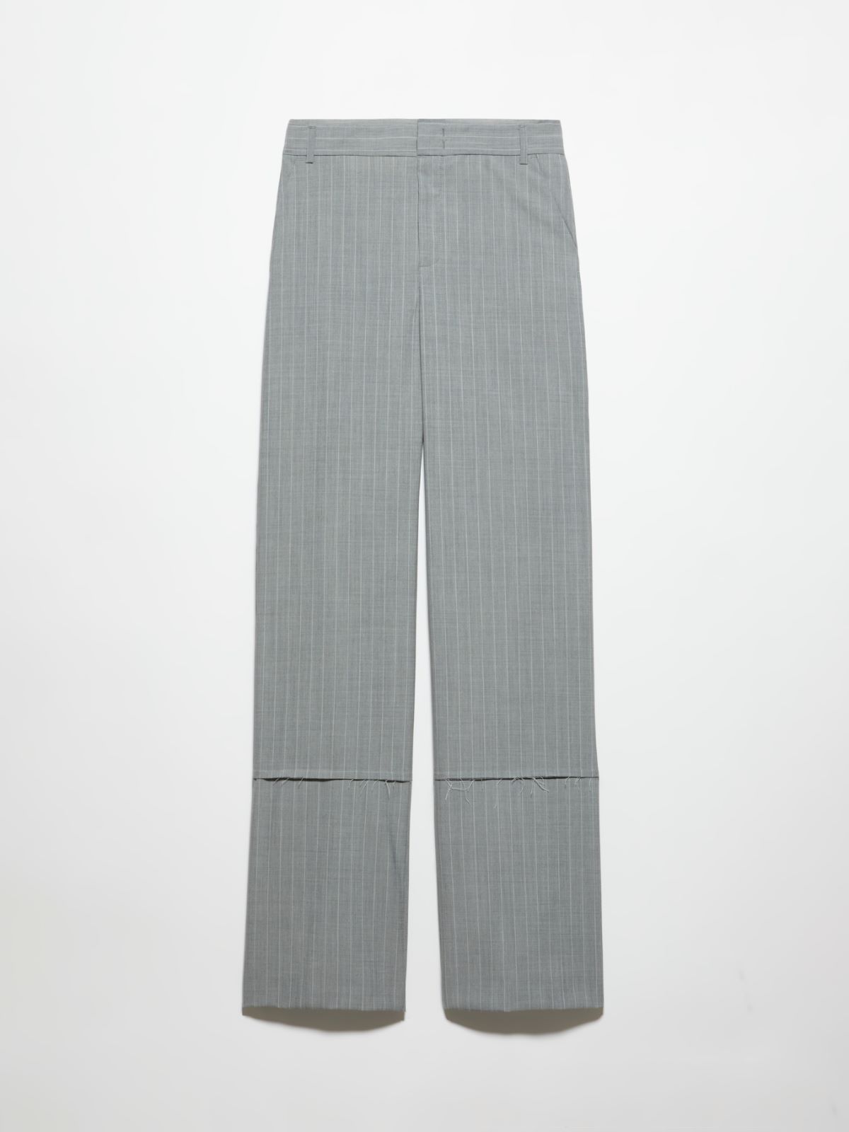 Pinstriped trousers Sami Miró &Co.llaboration - GREY - MAX&Co. - 5