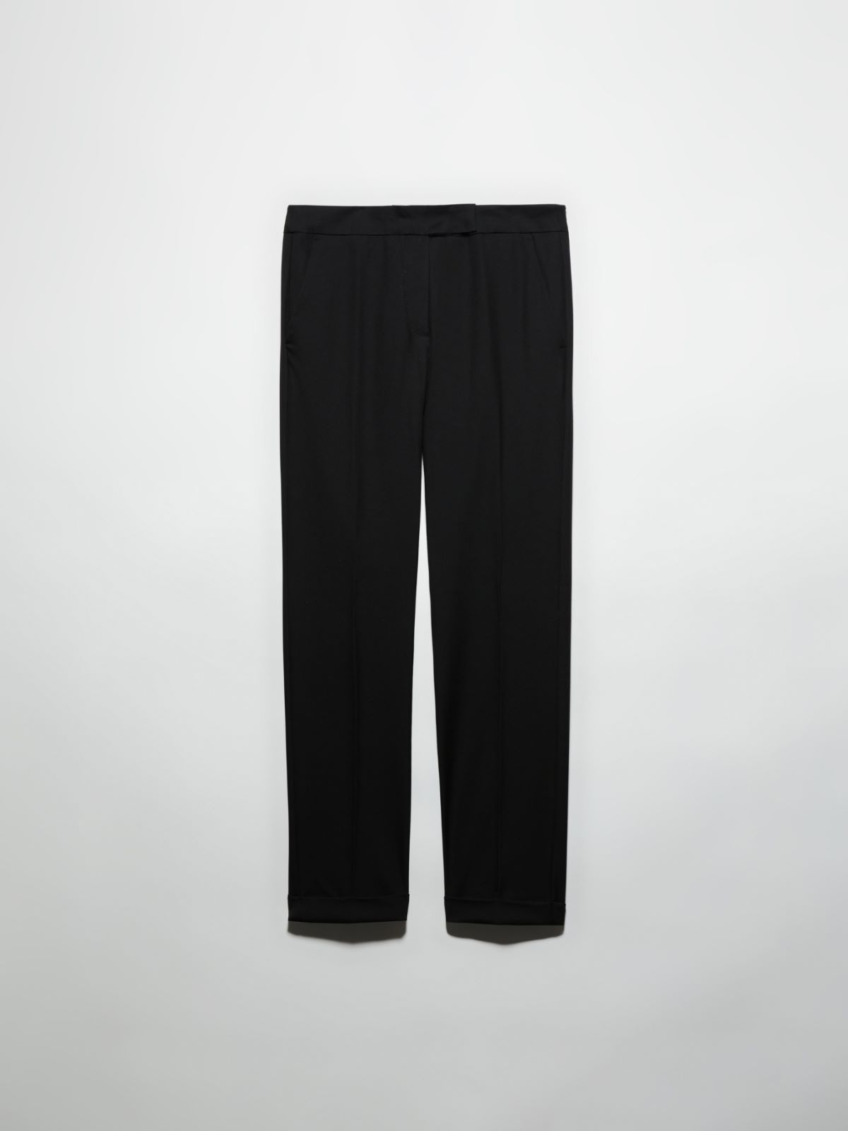 Slim trousers with turn-ups - BLACK - MAX&Co. - 5