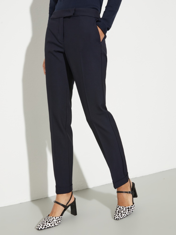Slim trousers with turn-ups - MAX&Co.