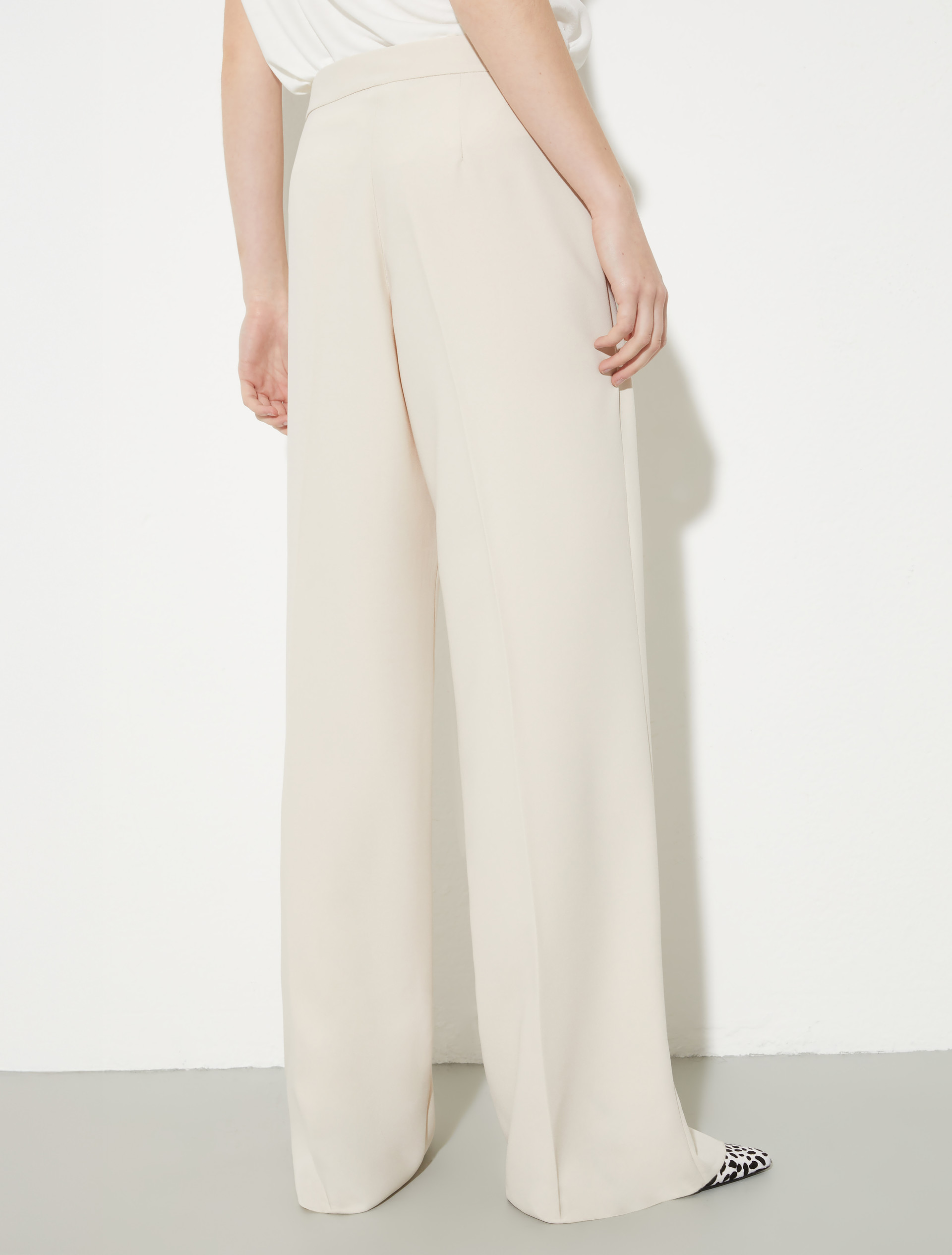 Envers satin trousers - BEIGE - MAX&Co. - 2