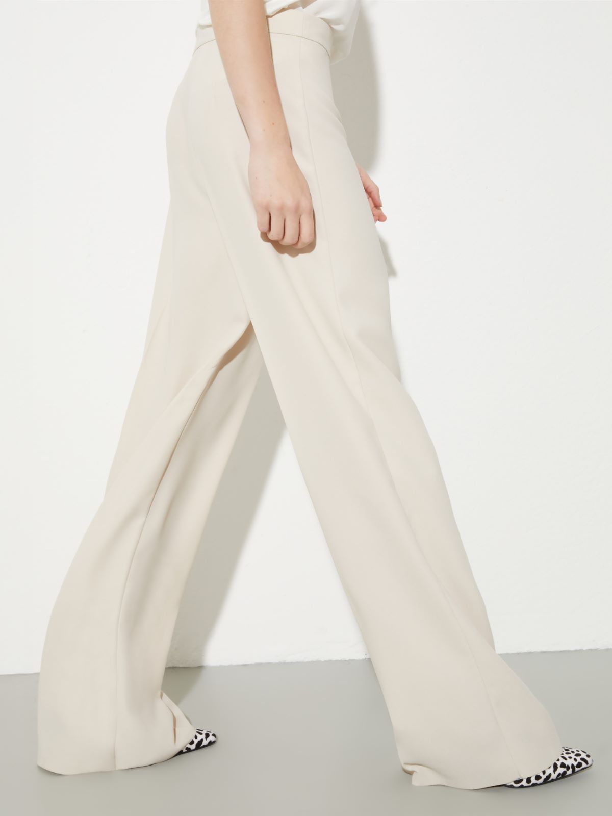 Envers satin trousers - BEIGE - MAX&Co. - 3