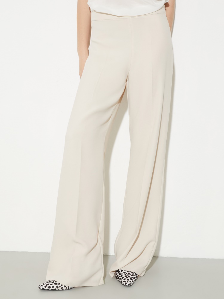 Envers satin trousers - BEIGE - MAX&Co.