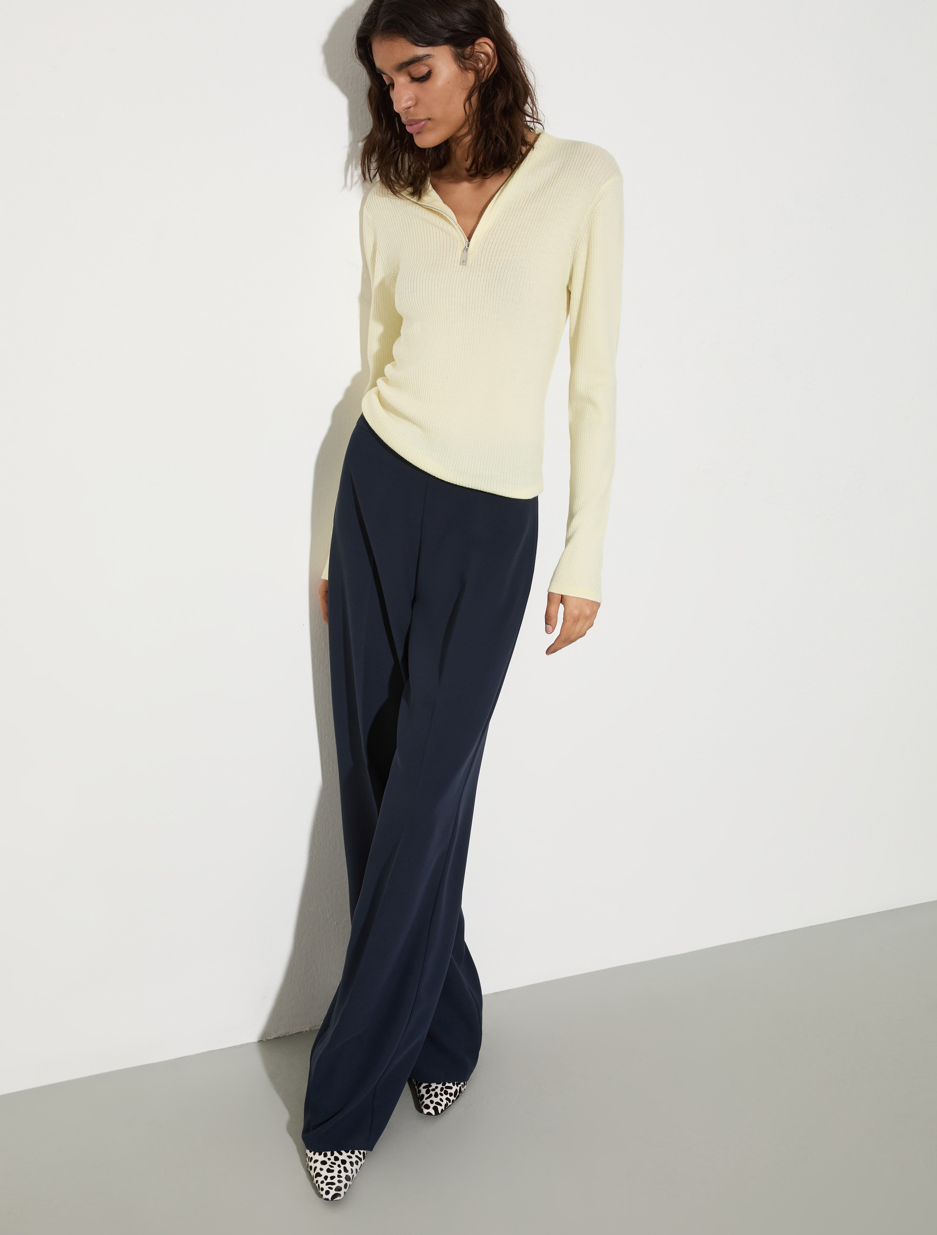 Envers satin trousers - ULTRAMARINE - MAX&Co.