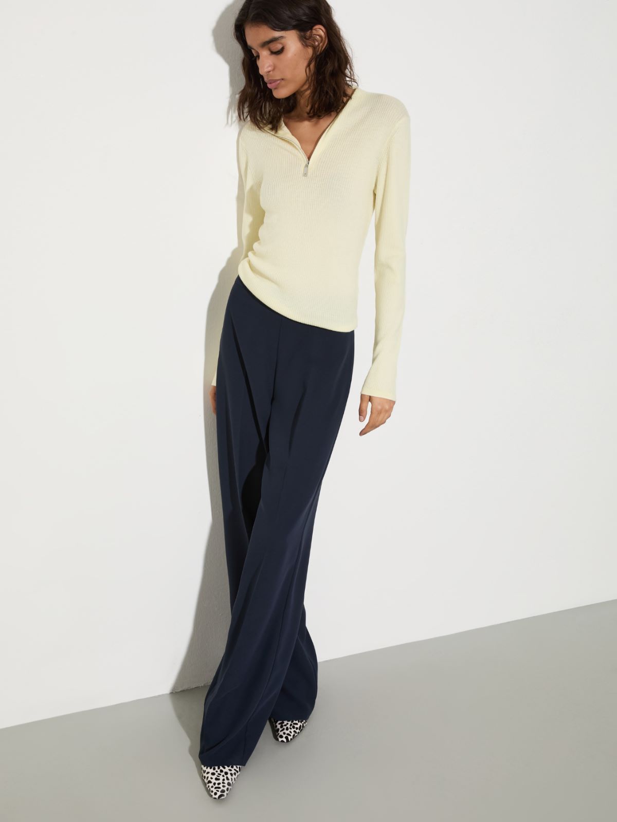 Envers satin trousers - ULTRAMARINE - MAX&Co.
