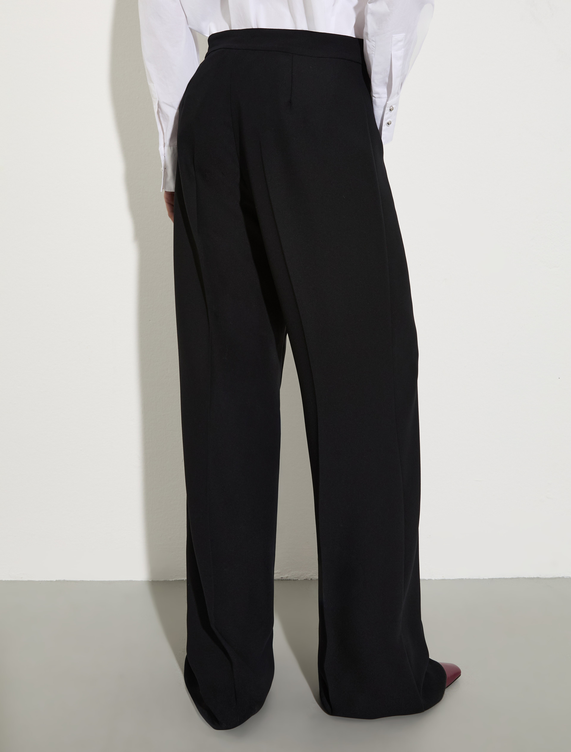 Envers satin trousers - BLACK - MAX&Co. - 2