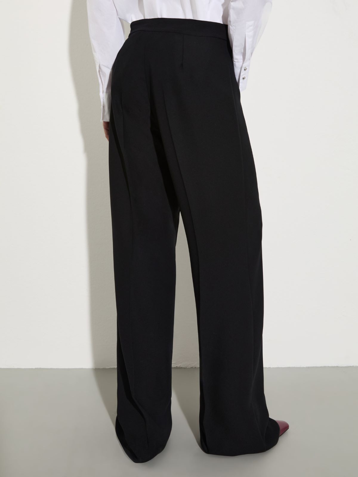 Envers satin trousers - BLACK - MAX&Co. - 2