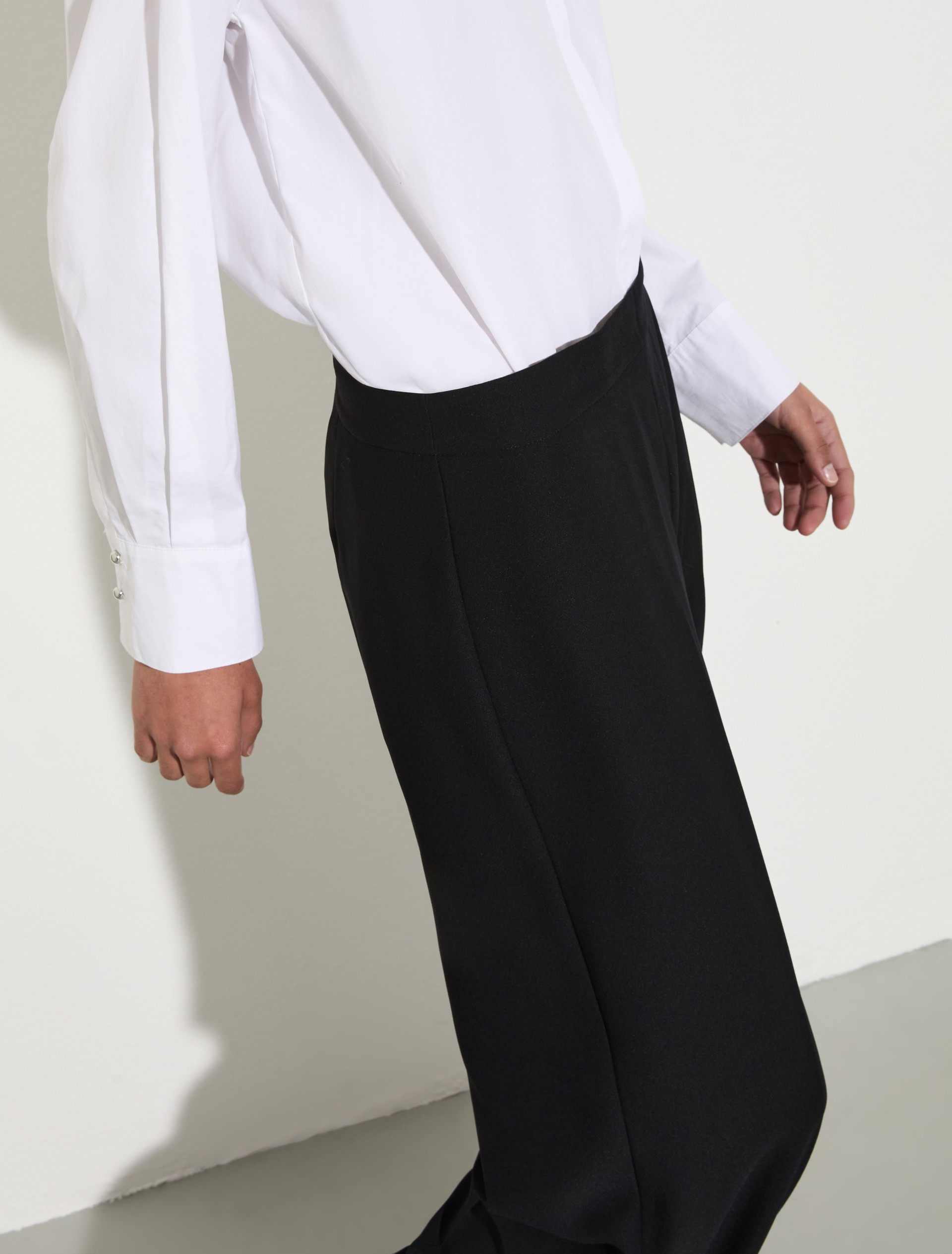 Envers satin trousers - BLACK - MAX&Co. - 3