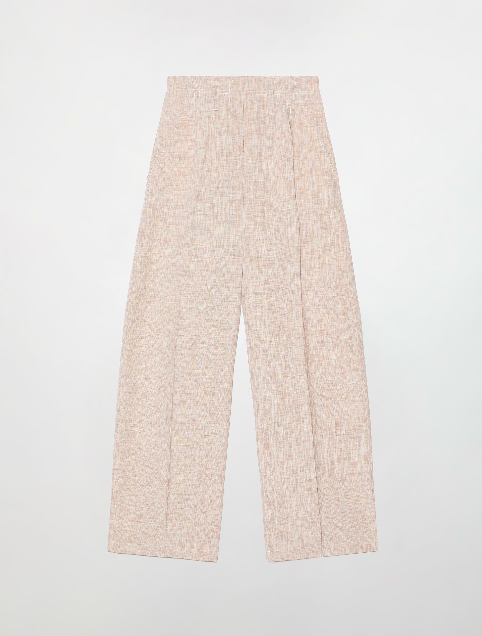 Linen blend trousers - BEIGE - MAX&Co. - 5
