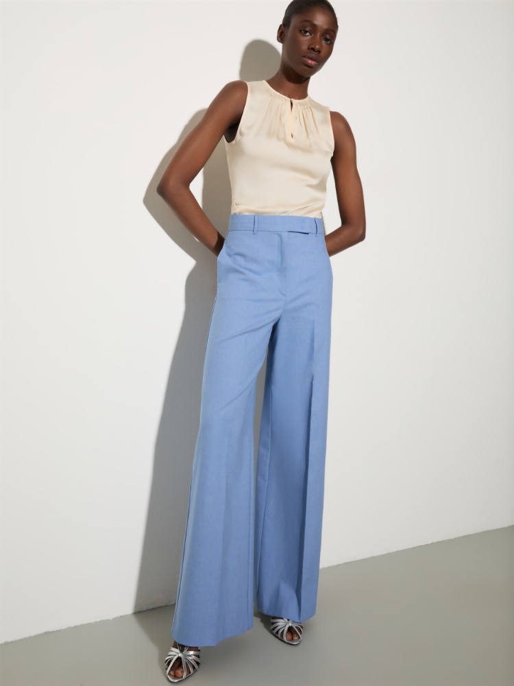 Gabardine straight trousers Gabardine straight trousers - AVIO - MAX&Co.